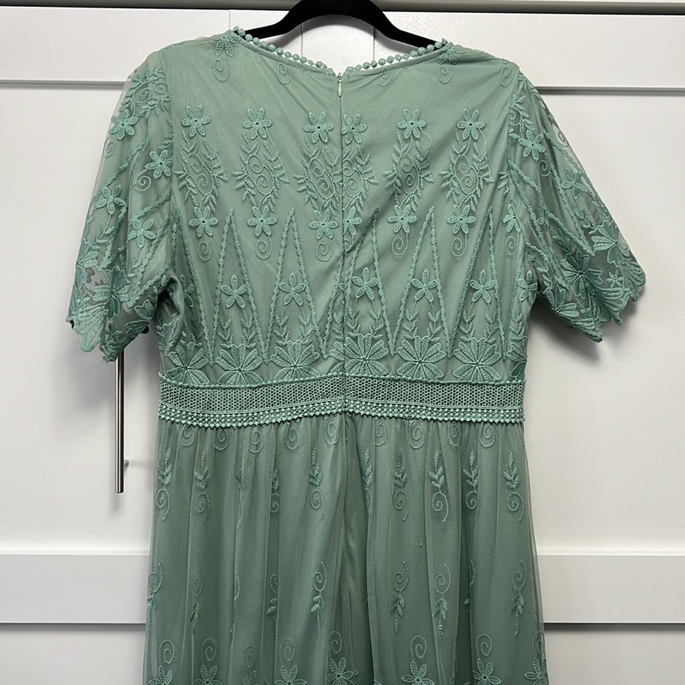 Polagram Embroidered Dress - Picture 2 of 10
